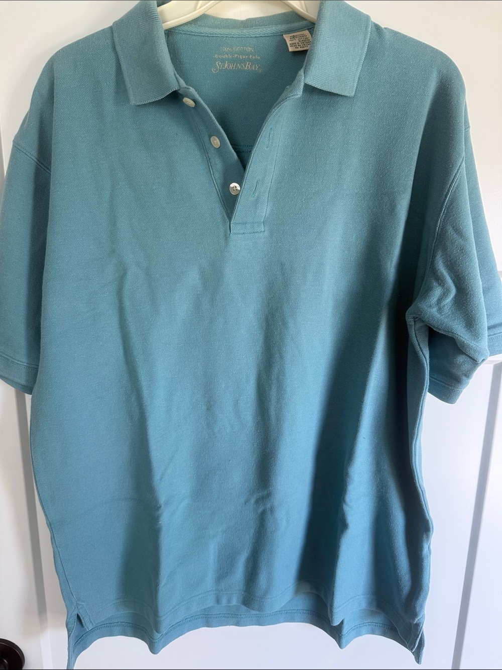 St. John's Bay Teal Polo Shirt